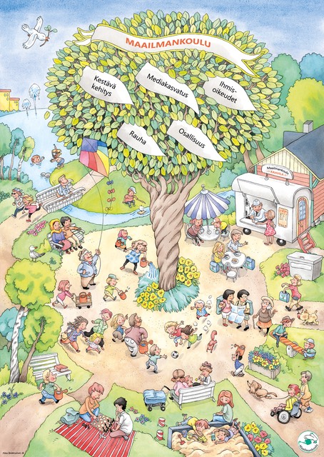 Maailmakoulu juliste